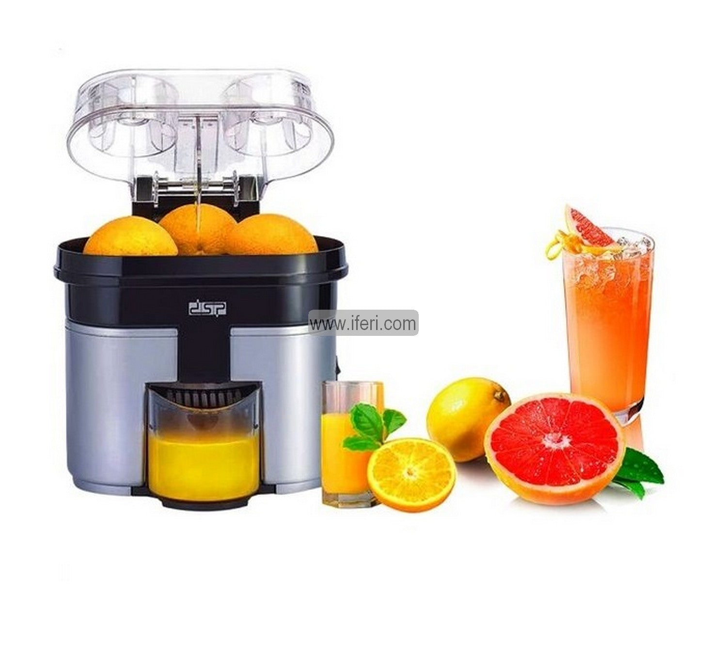 Slice & Juice, Twin Electric Citrus Juicer, 500 ml Container, 90W