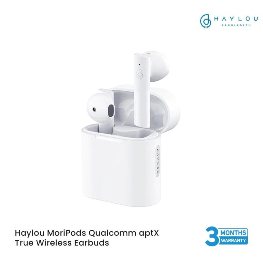 Haylou MoriPods Qualcomm aptX True Wireless Earbuds White MV119