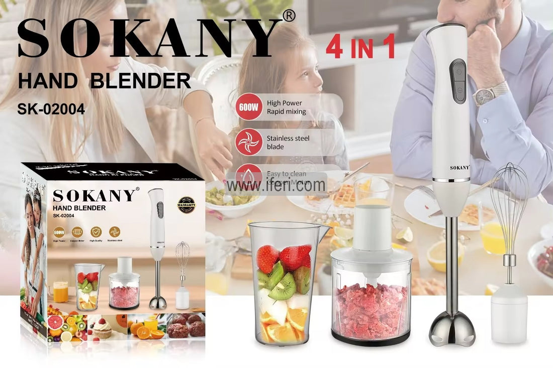 Sokany 600-Watt Multifunction Hand Blender SK-02004
