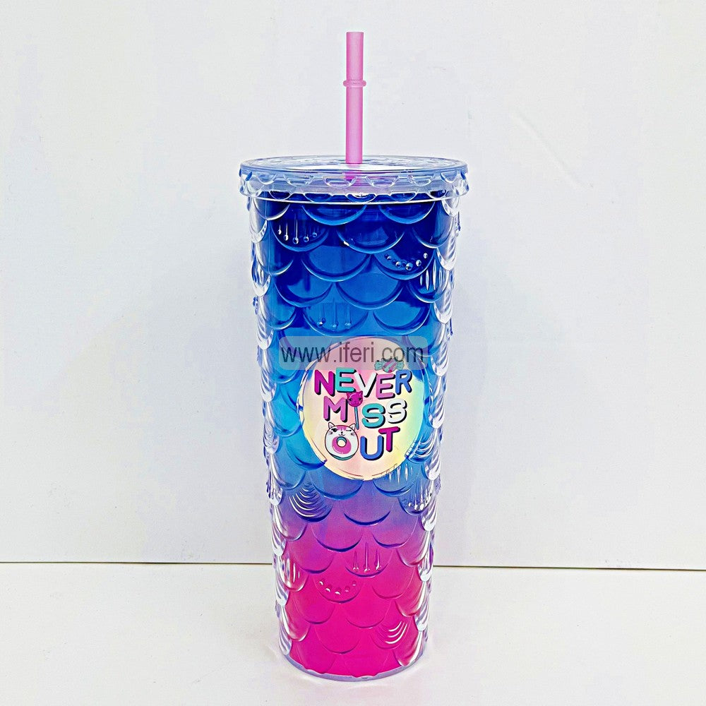 710ml Water Juice Sipper Bottle / Mug with Straw ALP2028