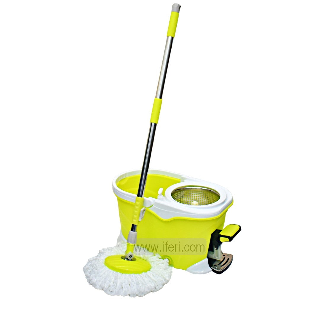 360 Degree Rotating Spin Mop With Bucket & 2 Microfiber Heads SP0072