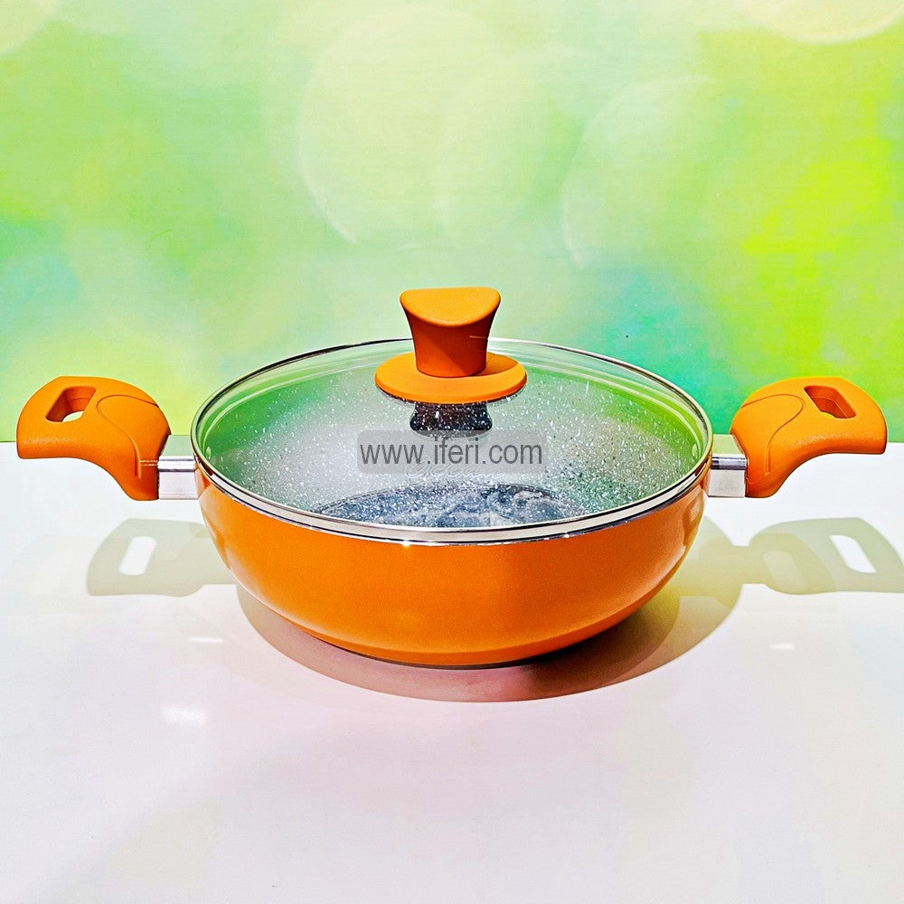 26cm Ocean Non-Stick Cookware / Karai with Lid UNQ0165