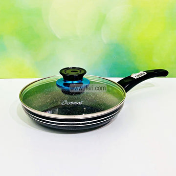 20cm Ocean Non-Stick Frying Pan with Lid UNQ0171