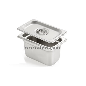 7 inch 1/9 Stainless Steel Deep 4 inch food Pan EB1/9-4