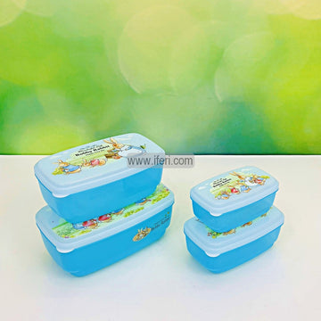 4 Pcs School Tiffin Box Food Container SMT1180