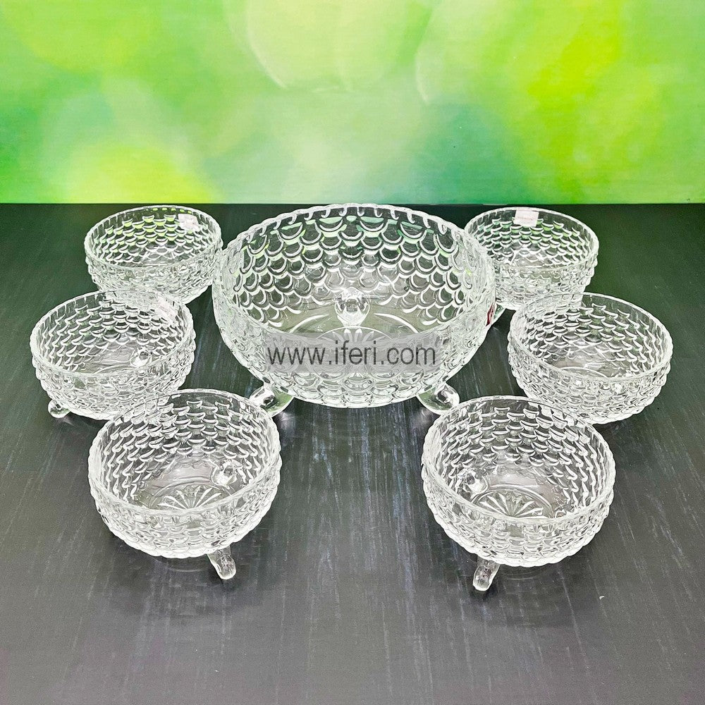 7 Pcs Glass Firni, Dessert Serving Bowl Set FT4796