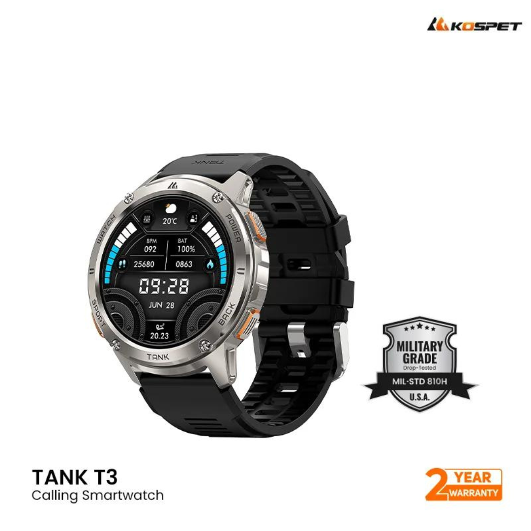 KOSPET TANK T3 Calling Rugged Smartwatch MV052