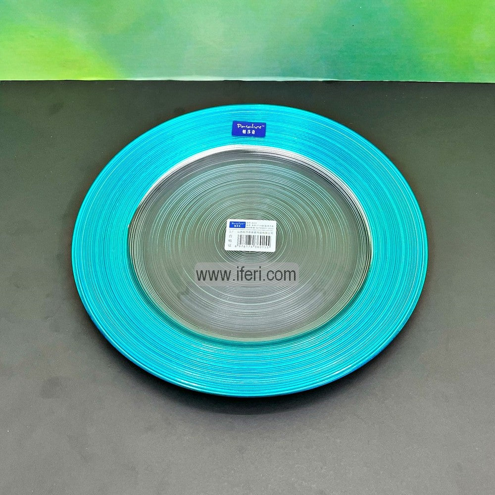 1 Pcs 10.5 Inch Exclusive Glass Full Plate / Dinner Plate RH0306