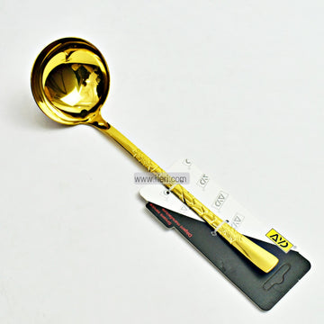 10.5 inch Stainless Steel Golden Soup Serving Spoon IF122