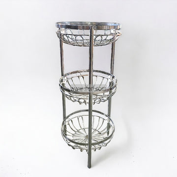 3 Tier Fruit Vegetable Storage Basket Kitchen Rack KSM0035