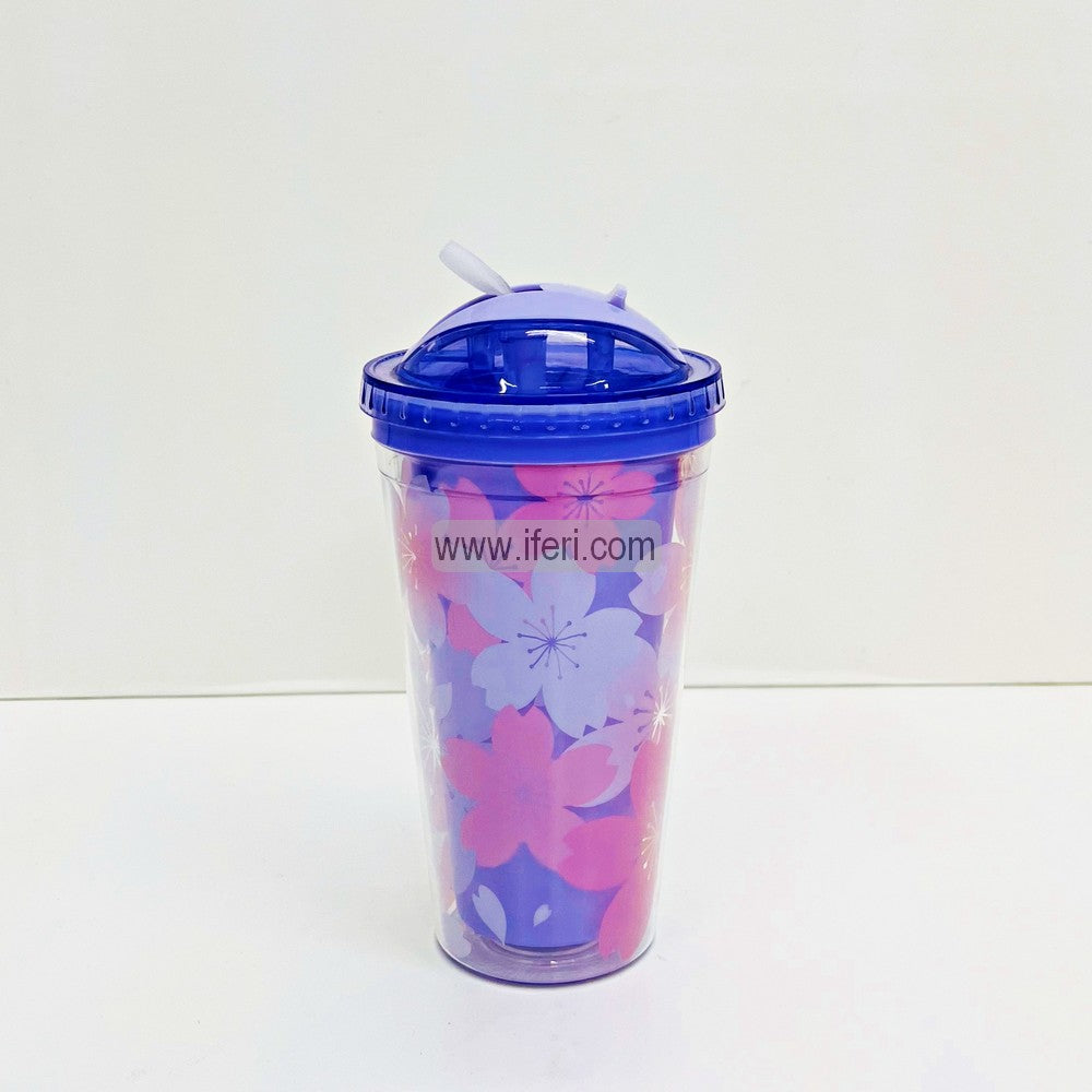 500ml Water Juice Sipper Bottle / Mug with Straw EB21399