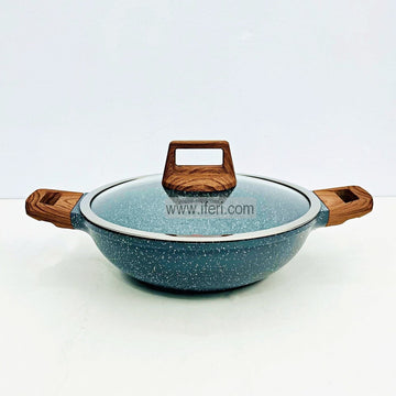 28 cm Kiam Die Casting Non-stick Cookware / Karai with Lid BCG3349