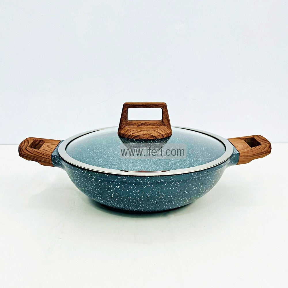 24 cm Kiam Die Casting Non-stick Cookware / Karai with Lid BCG3349