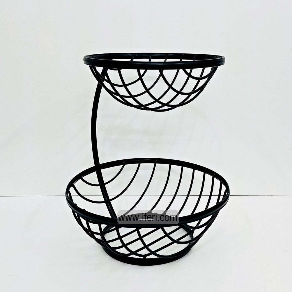 2 Tier Metal Fruit Basket, Multifunctional Storage Basket FT1436