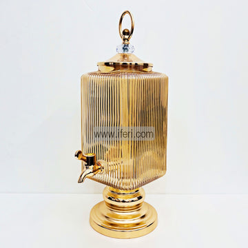 16.5 Inch Golden Glass Juice Dispenser DL6793