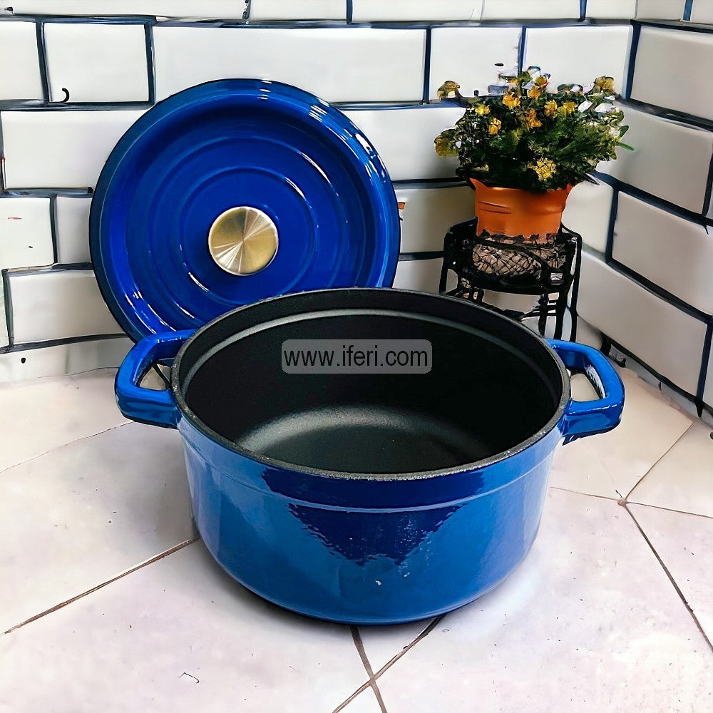 26cm Premium Quality Cast Iron Cookware / Casserole with Lid ALM6463