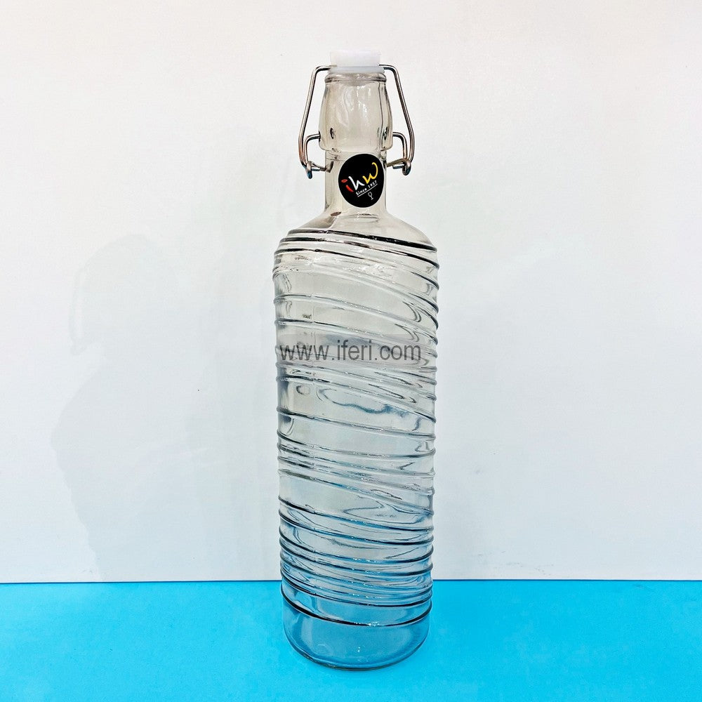 1 Pcs 1000ml Glass Water Bottle UNQ0115