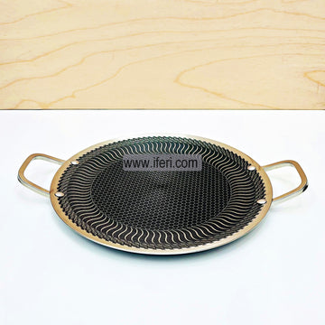 38 cm High Quality Stainless Steel Honeycomb Tawa RY4596