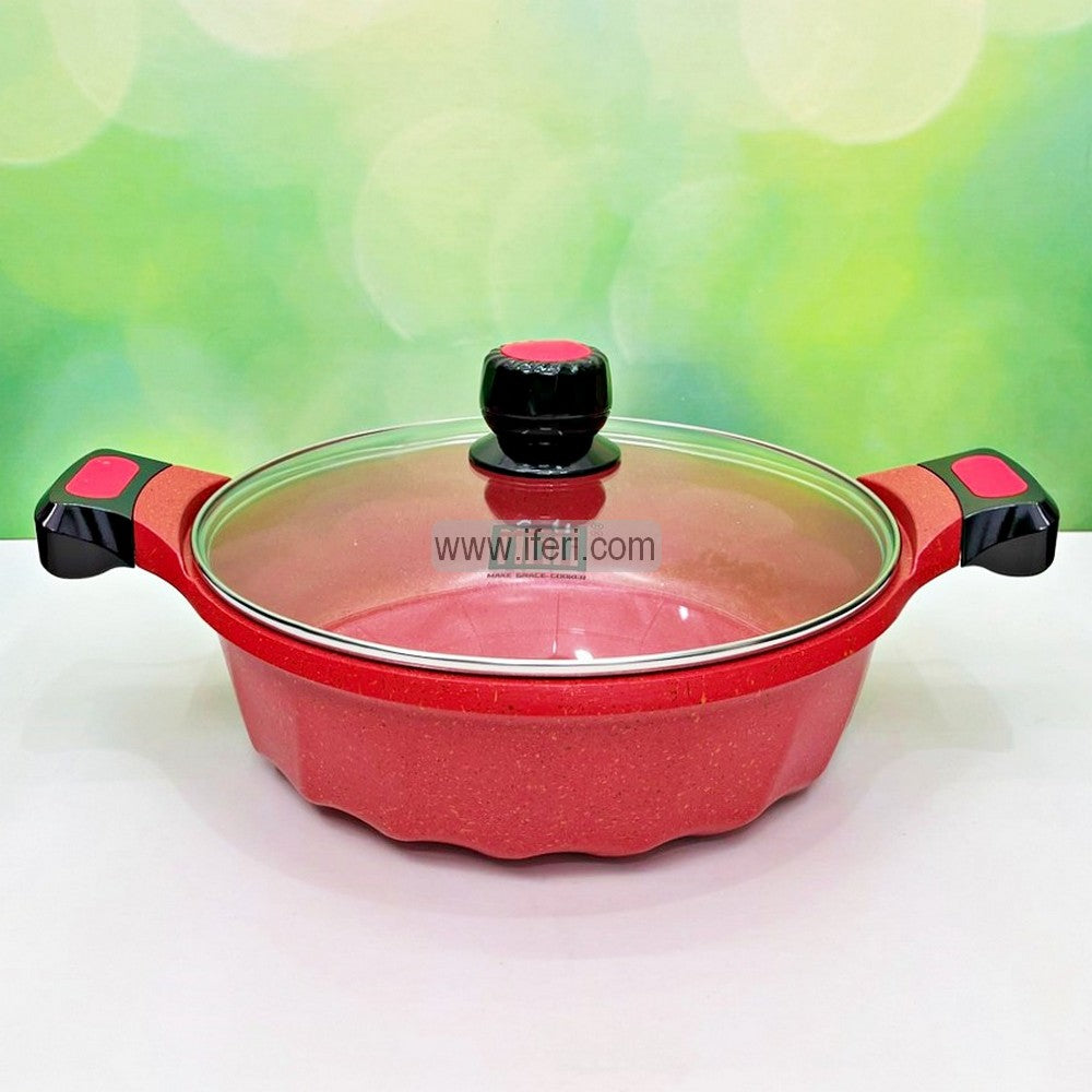 28cm MGC Non-Stick Cookware / Shallow Casserole with Lid RY2742