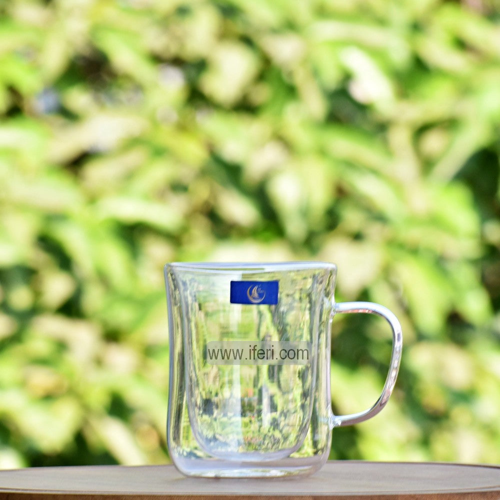 250ml Double Wall Borosilicate Glass Mug RY2769