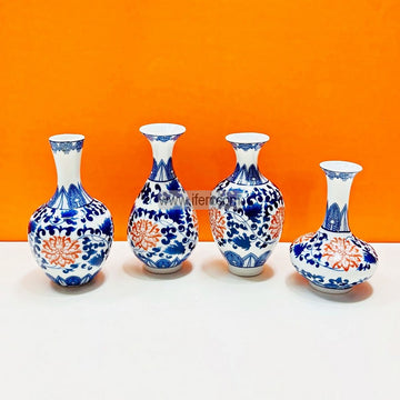 4 Pcs Small Size Exclusive Ceramic Decorative Flower Vase HR1969