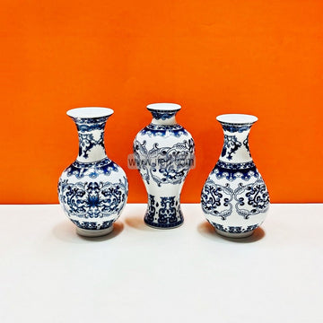 3 Pcs Small Size Exclusive Ceramic Decorative Flower Vase HR1973