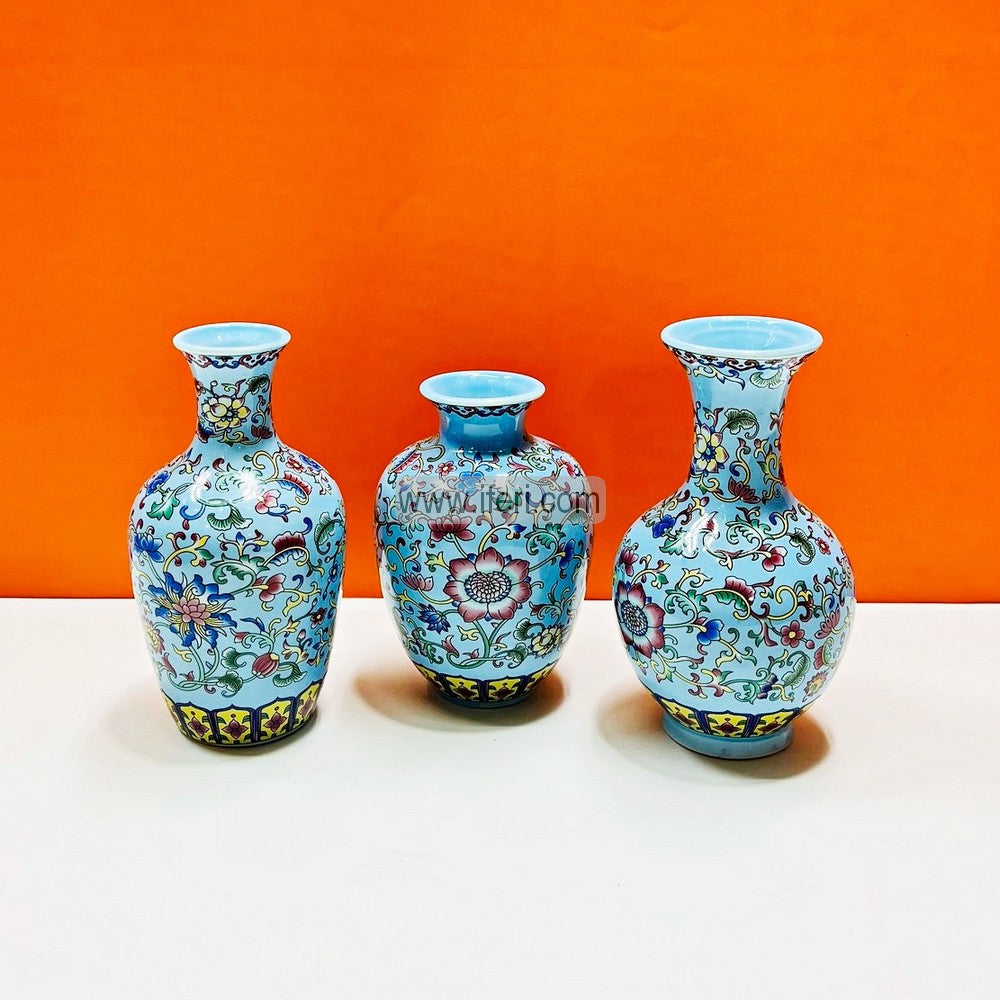 3 Pcs Small Size Exclusive Ceramic Decorative Flower Vase HR1976