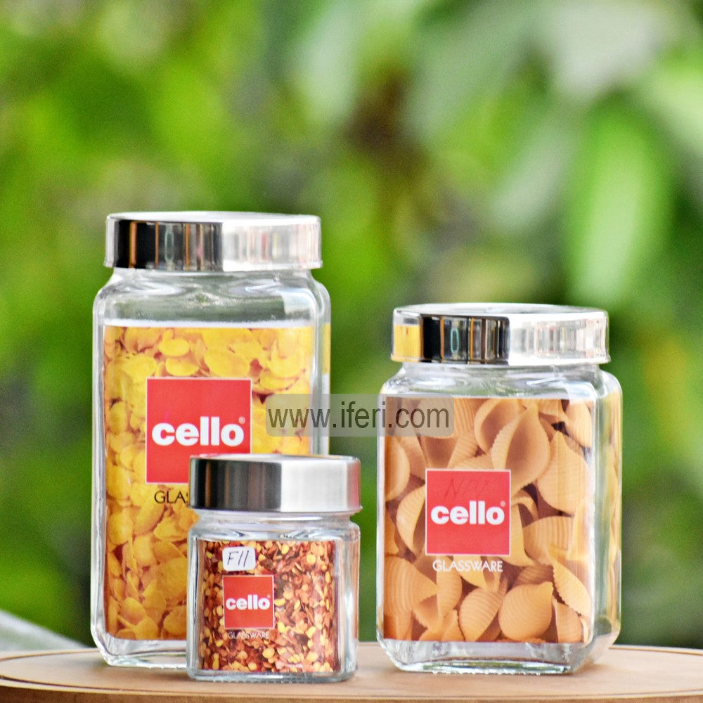 Buy Airtight Glass Cookie Jar / Pickle Jar Set Online from iferi.com in Bangladesh