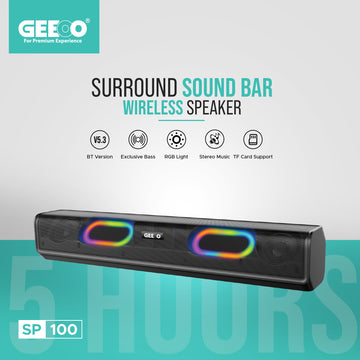 Geeoo Surround Sound Bar Wireless Speaker SP100 GT3006