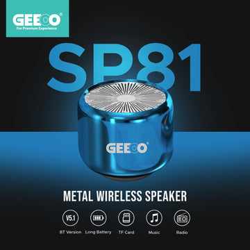 Geeoo Wireless Metal Speaker SP81 GT3003