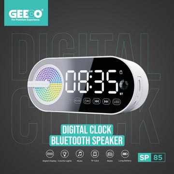 Geeoo Digital Clock Bluetooth Speaker SP85 GT3005