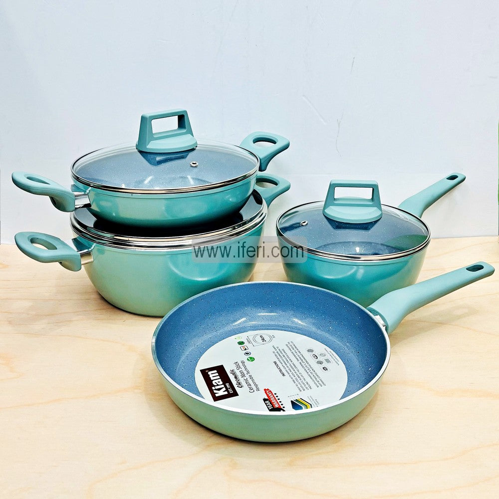 7 Pcs Kiam Non-stick Cookware Set BCG3340