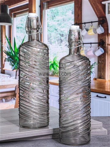 1 Pcs 1000ml Glass Water Bottle UNQ0115