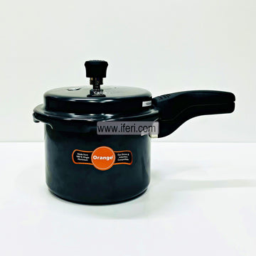 3 Liter Orange Outer Lid Hard Anodized Aluminium Pressure Cooker MRB4710