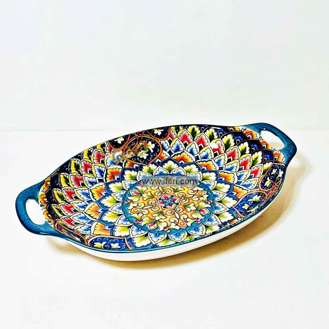 12 Inch Ceramic Kebab Serving Dish FH2500