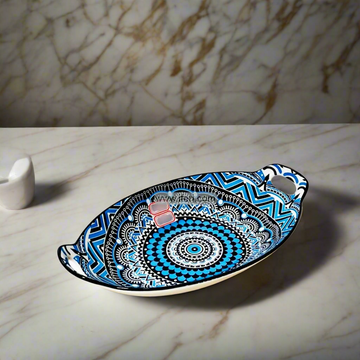 10.5 Inch Ceramic Kebab Serving Dish FH2512