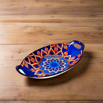 10.5 Inch Ceramic Kebab Serving Dish FH2513