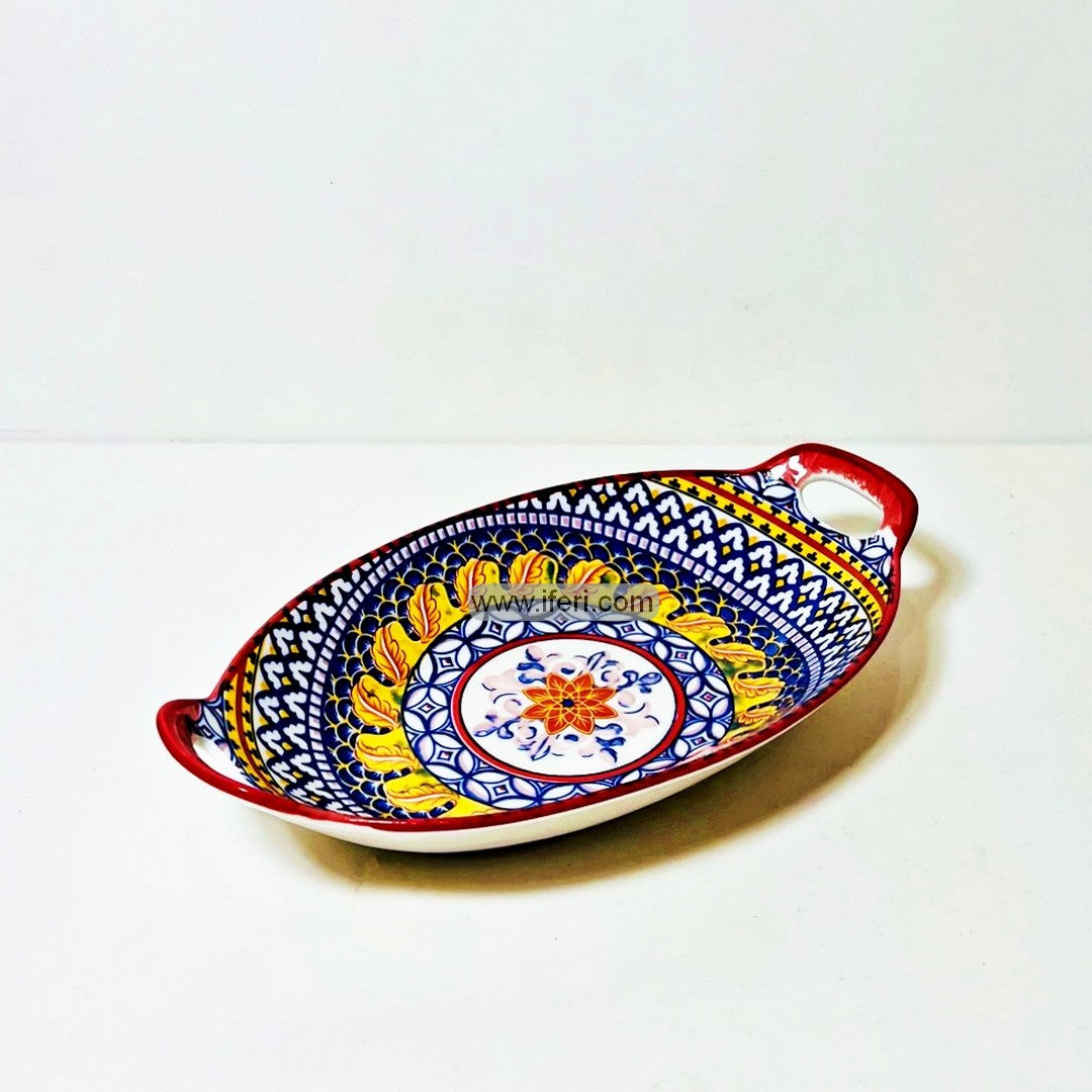 10.5 Inch Ceramic Kebab Serving Dish FH2517