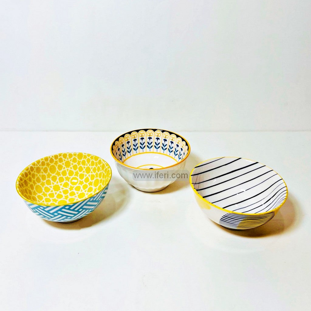 3 Pcs Ceramic Soup Bowl FH2541