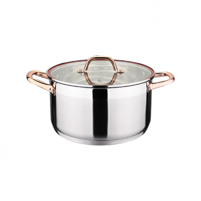 24cm Kaisa VIlla Stainless Steel 9 Layer Bottom Cookware with Lid KV-6633