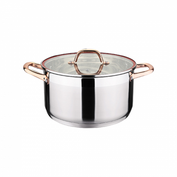 24cm Kaisa VIlla Stainless Steel 9 Layer Bottom Cookware with Lid KV-6633