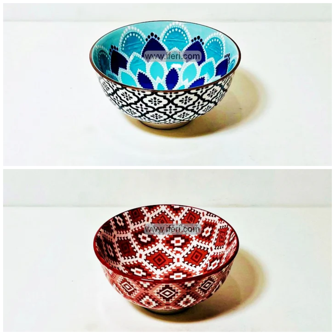 2 Pcs Ceramic Soup Bowl FH2539-1