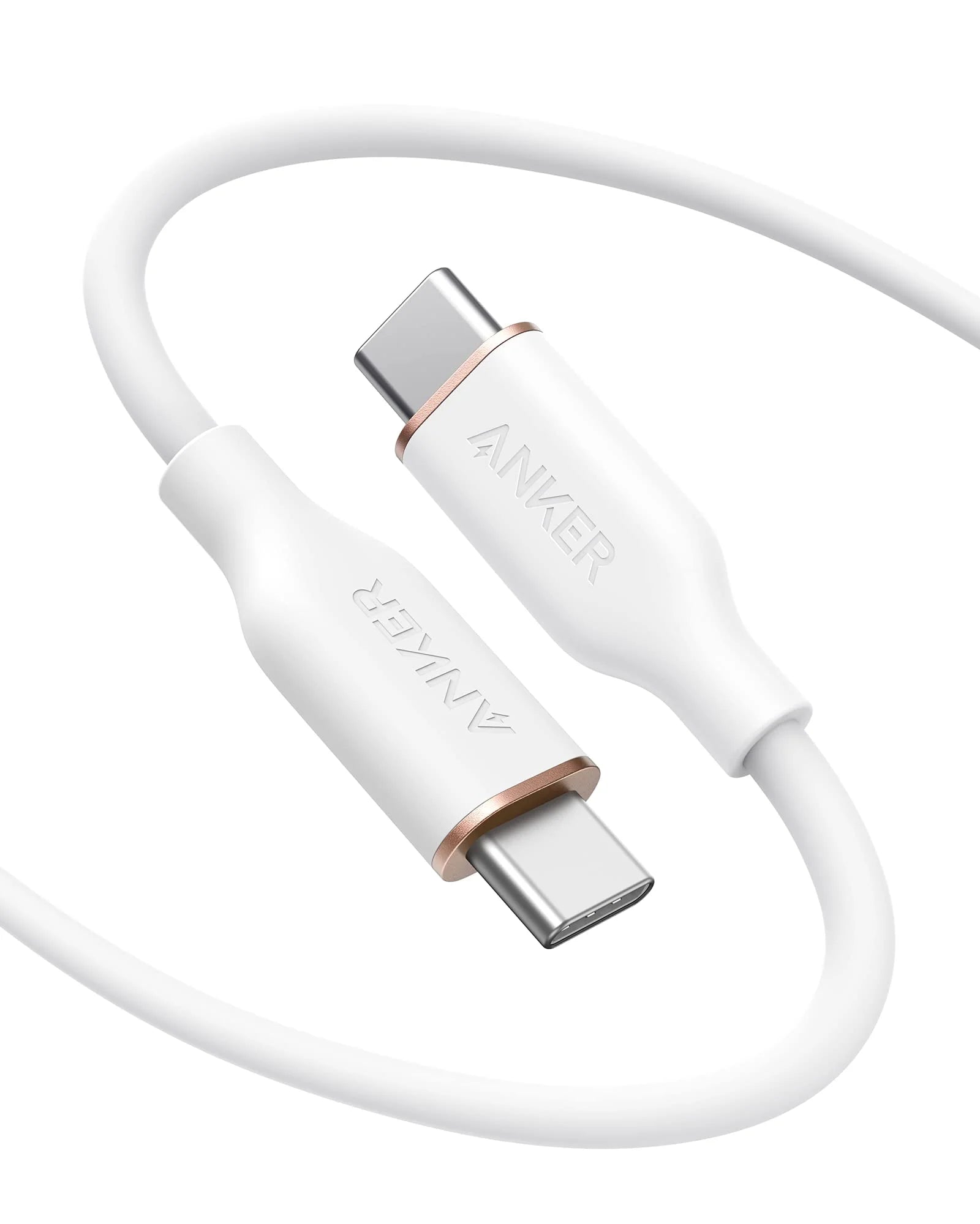 Anker PowerLine III Flow USB-C to USB-C-White DEX1019