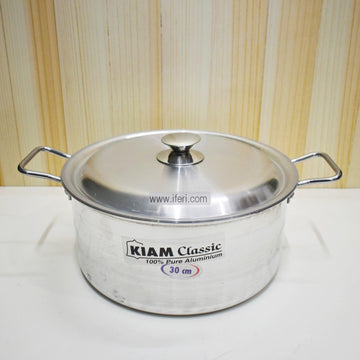 28 cm Kiam Aluminium Stock Pot Cookware With Aluminium Lid BCG0222 Price in Bangladesh - iferi.com