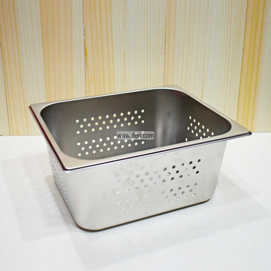 12.8 inch Stainless Steel Perforated Pan SN0589-1 Price in Bangladesh - iferi.com